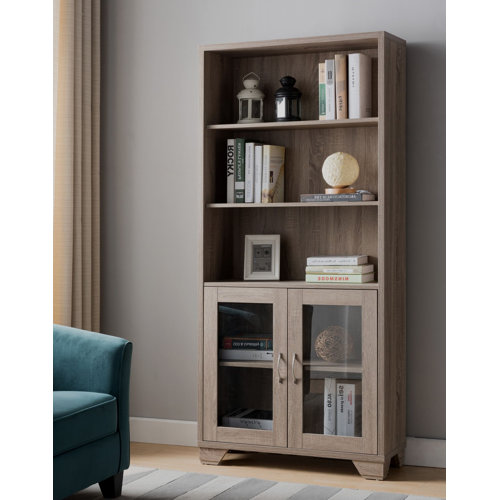 Gracie Oaks Plazonja Storage Bookcase Wayfair